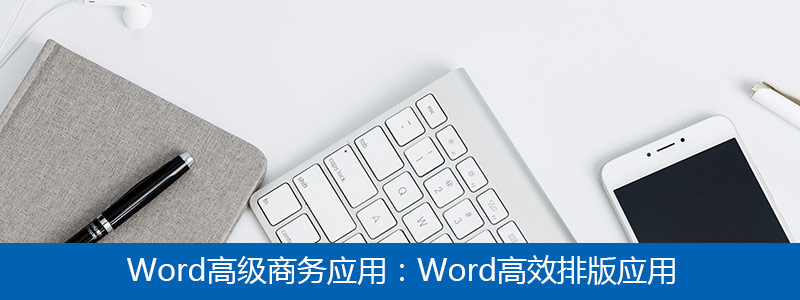 Word高級(jí)商務(wù)應(yīng)用：Word高效排版應(yīng)用